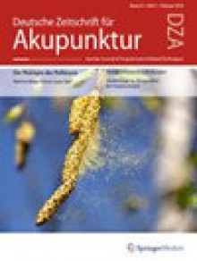 Deutsche Zeitschrift Fur Akupunktur期刊